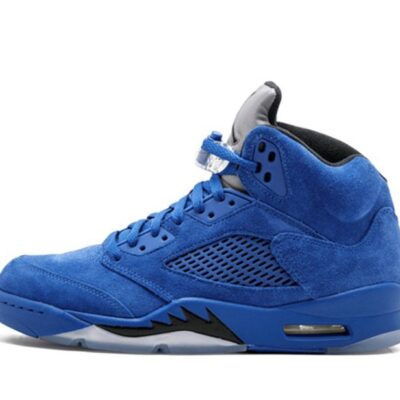 Jordan5 Retro Blue Suede