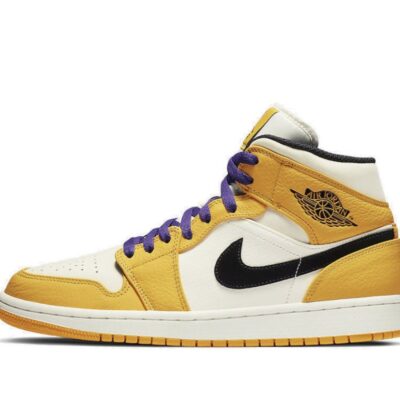 Jordan1 Mid Lakers