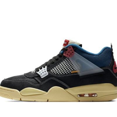 Union LA Air Jordan 4 Retro Sp Off Noir