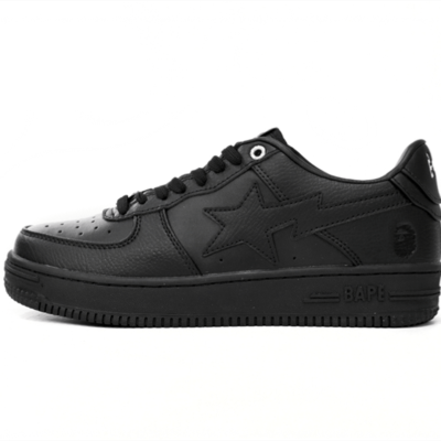 1J30 -191- 013 A Bathing Ape Bape Sta Low Black