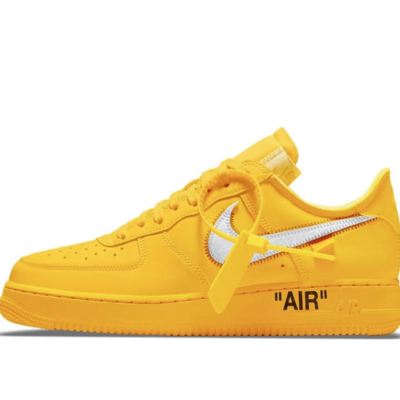 DD1876-700 Off-White x Nike Air Force 1 Low University Gold