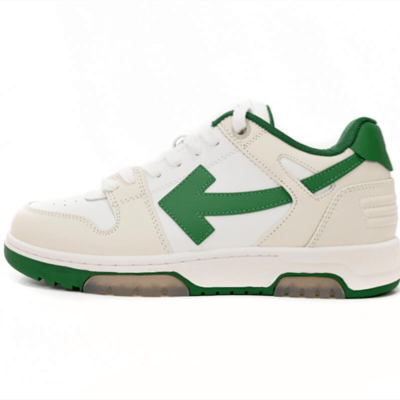 OMIA189 C99LEA00 10455 OFF-WHITE Out Of Office White Green